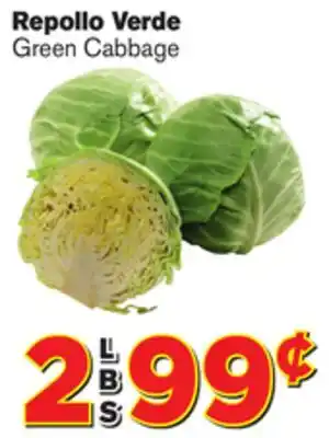 El Super Fresh Green Cabbage offer