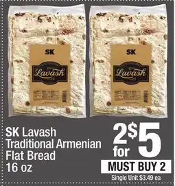 Super King Markets SK Lavash Traditional Armenian Flat Bread offer