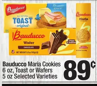 Super King Markets Bauducco Maria Cookies 6 oz, Toast or Wafers 5 oz offer