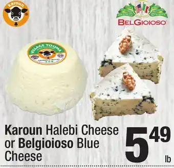 Super King Markets Karoun Halebi Cheese or Belgioioso Blue Cheese offer