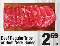 Super King Markets Beef Regular Tripe or Beef Neck Bones offer