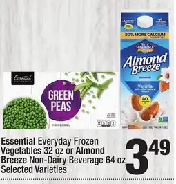 Super King Markets Essential Everyday Frozen Vegetables 32 oz or Almond Breeze Non-Dairy Beverage 64 oz offer