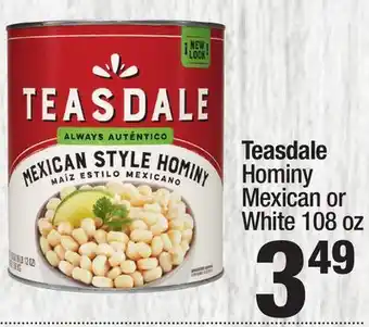 Super King Markets Teasdale Hominy Mexican or White offer