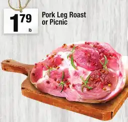 Super King Markets Pork Leg Roast or Picnic offer