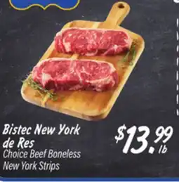 El Super Beef Boneless New York Strips offer