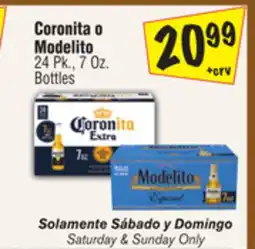 El Super Coronita o Modelito offer