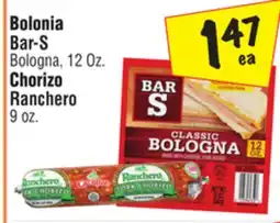 El Super Bar-S Bologna, 12 Oz. Chorizo Ranchero 9 oz offer