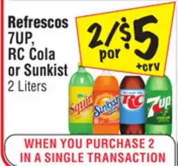 El Super 7UP, RC Cola or Sunkist offer