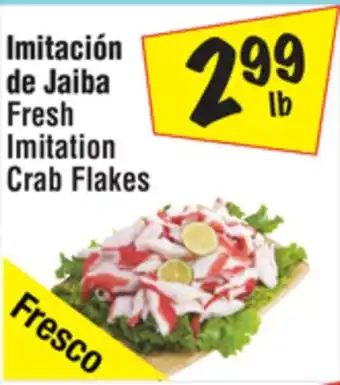 El Super Fresh Imitation Crab Flakes offer