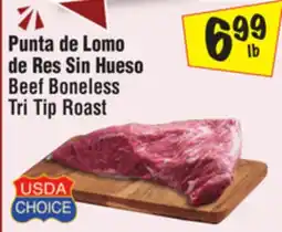 El Super Beef Boneless Tri Tip Roast offer