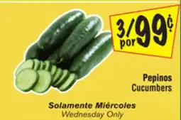 El Super Cucumbers offer