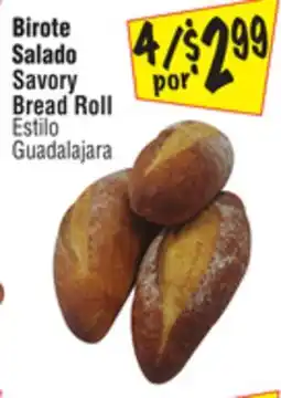 El Super Savory Bread Roll offer