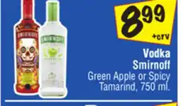 El Super Smirnoff Green Apple or Spicy Tamarind offer