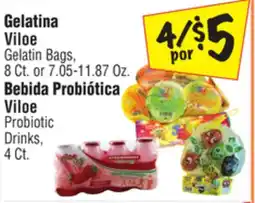 El Super Viloe Gelatin Bags, 8 Ct. or 7.05-11.87 Oz., Viloe ProbioticDrinks, 4 Ct offer