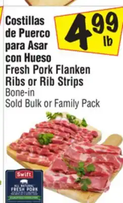 El Super Fresh Pork Flanken Ribs or Rib Strips offer