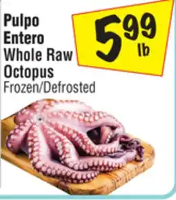 El Super Whole Raw Octopus offer