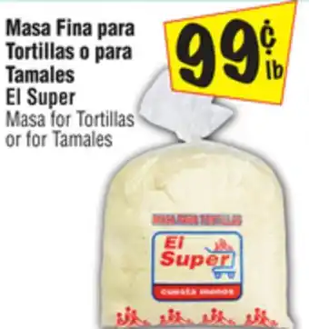 El Super Masa for Tortillasor for Tamales offer