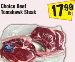 El Super Choice Beef Tomahawk Steak offer