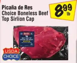 El Super Choice Boneless Beef Top Sirlion Cap offer