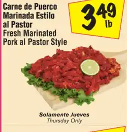 El Super Fresh Marinated Pork al Pastor Style offer