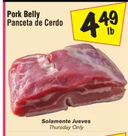El Super Pork Belly offer