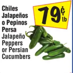 El Super Jalapeño Peppers or Persian Cucumbers offer