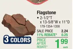 Menards 14 x 11 Quarry Gray Flagstone Paver offer