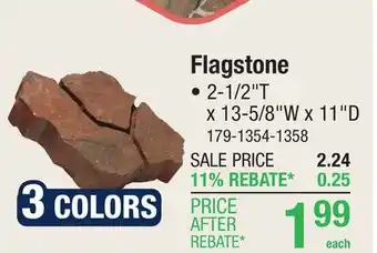 Menards 14 x 11 Quarry Gray Flagstone Paver offer