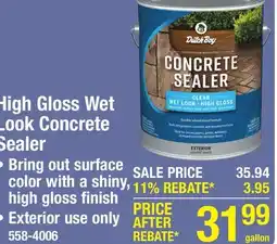 Menards Dutch Boy Wet Look High Gloss Concrete Sealer - 1 gal offer