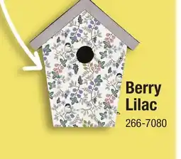 Menards Nature's Way Berry Lilac Bluebird House offer