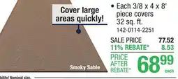 Menards No-Groove Panel offer