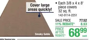 Menards No-Groove Panel offer