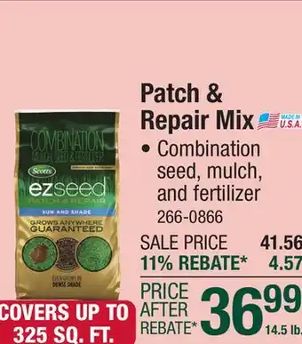 Menards Scotts EZ Seed Patch & Repair Sun and Shade Mix - 14.5 lb offer