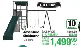 Menards Lifetime Adventure Clubhouse offer