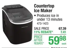 Menards Hamilton Beach Countertop Ice Maker - 26 lbs offer