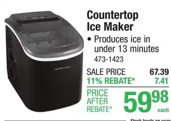 Menards Hamilton Beach Countertop Ice Maker - 26 lbs offer