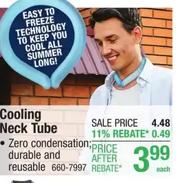 Menards ICY COOL Cooling Neck Tube offer