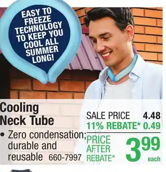 Menards ICY COOL Cooling Neck Tube offer