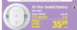 Menards Kidde 10-Year Sealed Battery Smoke & CO Detector offer