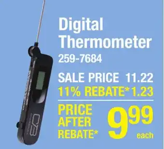 Menards Char-Broil Digital Thermometer offer