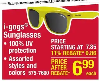 Menards i-gogs Traditional Sunglasses - Assorted Colors offer