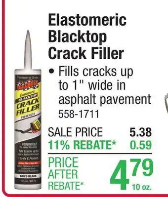 Menards SealBest Elastomeric Blacktop Crack Filler - 10 oz offer