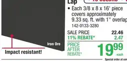 Menards Lap offer