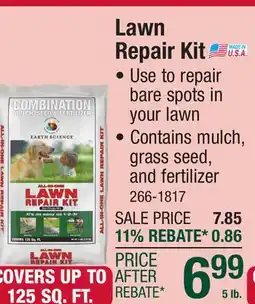 Menards Earth Science All-In-One Lawn Repair Kit Sun/Shade offer