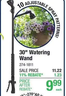 Menards Orbit 30 Front-Trigger Multi-Pattern Wand offer