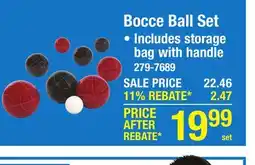 Menards MD Sports Bocce Ball Set offer