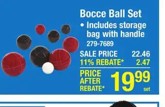 Menards MD Sports Bocce Ball Set offer