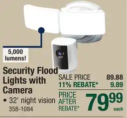 Menards Feit Electric Smart Security Flood Lights with Camera offer
