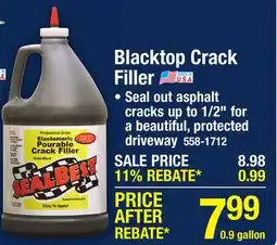 Menards SealBest Professional Grade Elastomeric Pourable Blacktop Crack Filler - 0.9 gal offer