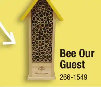 Menards Bambeco 12 Yellow Bee Our Guest Bee House offer